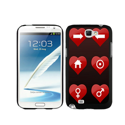 Valentine Cute Samsung Galaxy Note 2 Cases DPF | Women